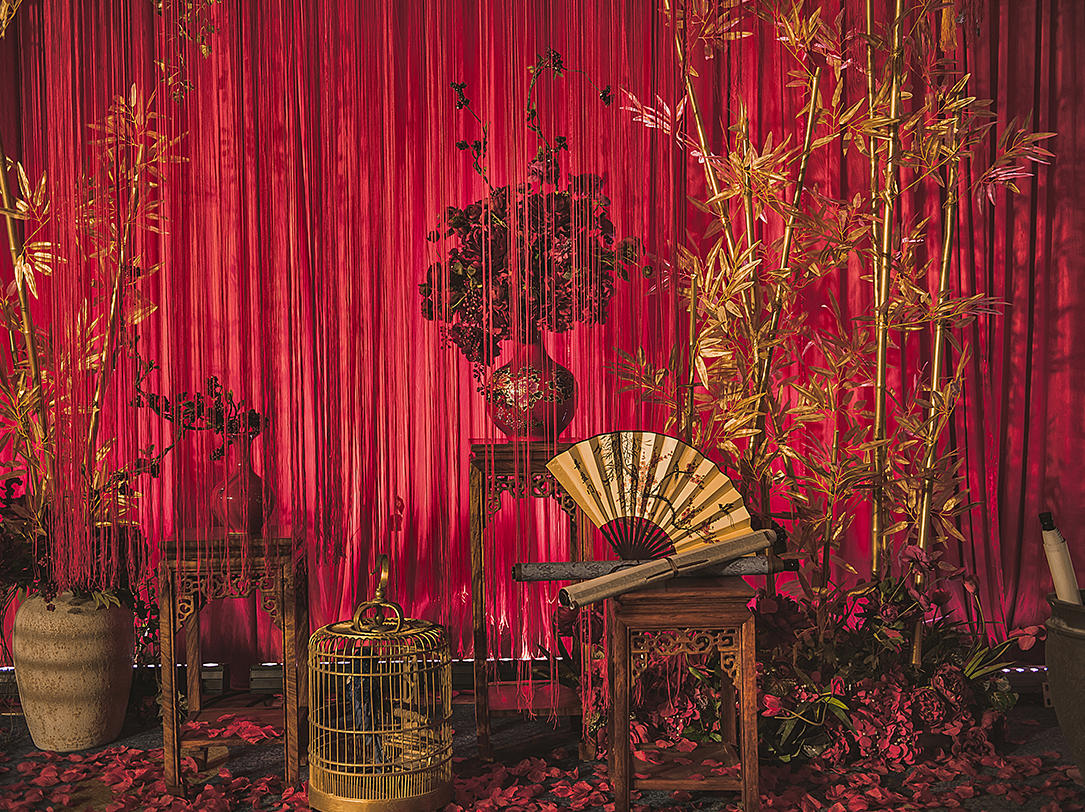 红金奢华中式婚礼《天作之合》