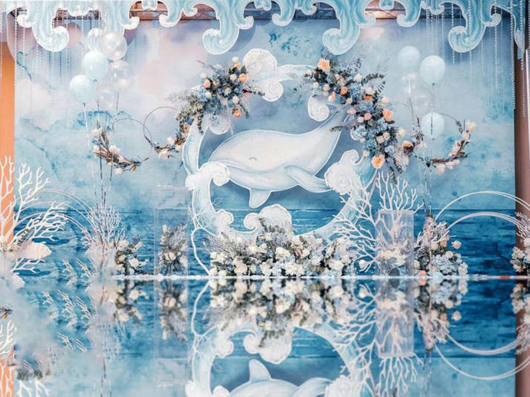 蓝色系|含四大海洋梦幻卡通轻奢精致·千寻纪婚礼