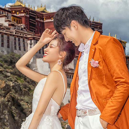西藏 拉萨 市区 婚纱 旅拍