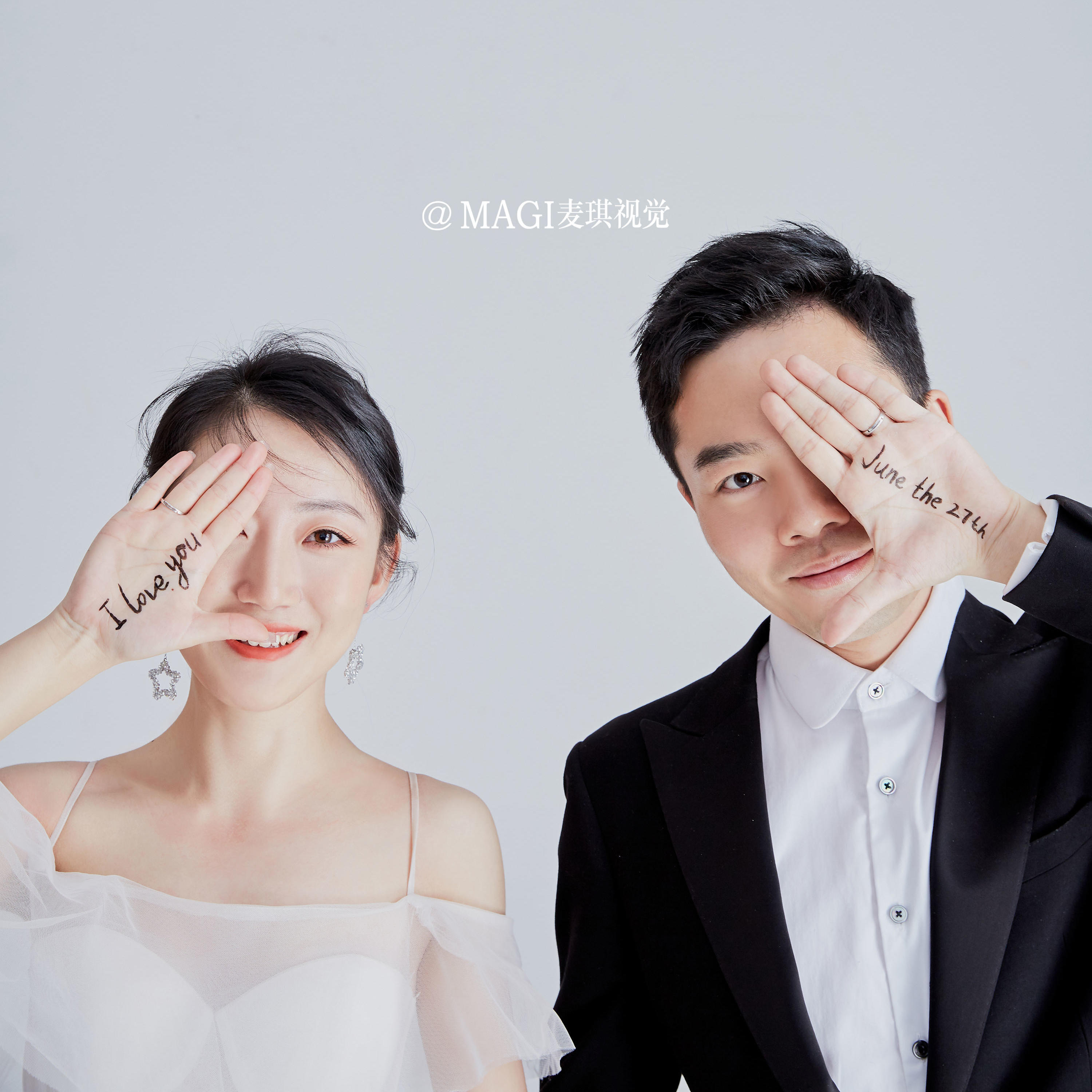 简约韩式婚纱照，客片系列。。。