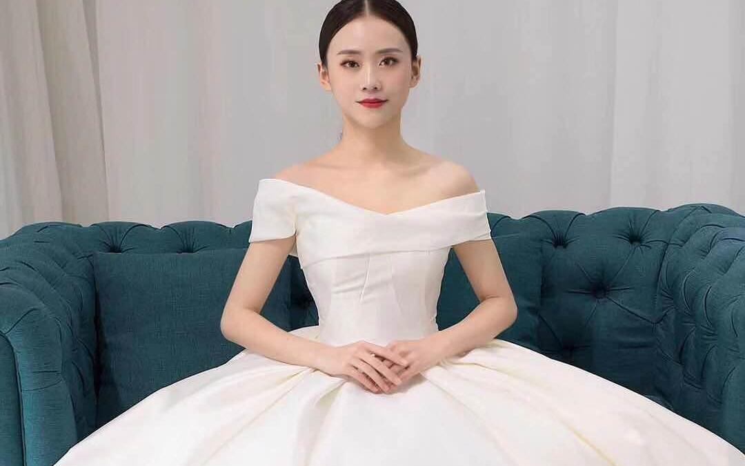 Ainy艾妮婚纱唯美优雅嫁衣主纱