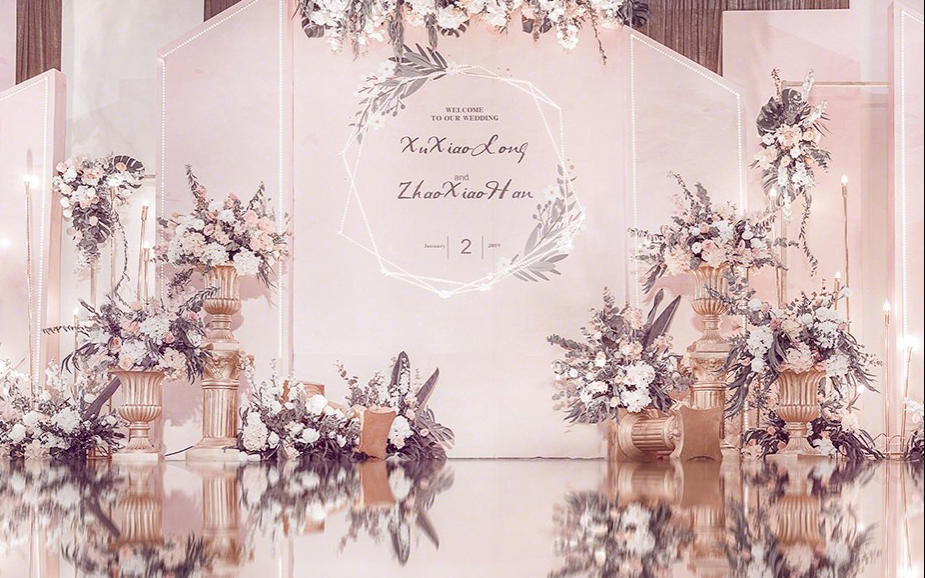  TIMESWED|粉色简欧留影区 