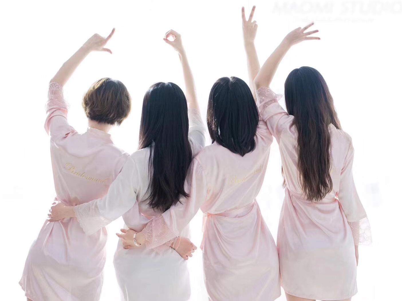 VEDO唯度新娘伴娘晨袍