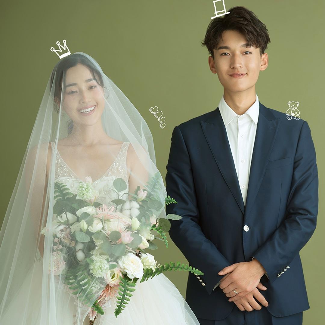 全新定制拍摄+全新婚纱+3000元新婚大礼包