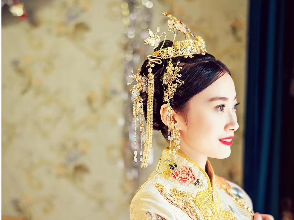 凯瑟琳婚纱礼服创始人豆豆老师 全程跟妆
