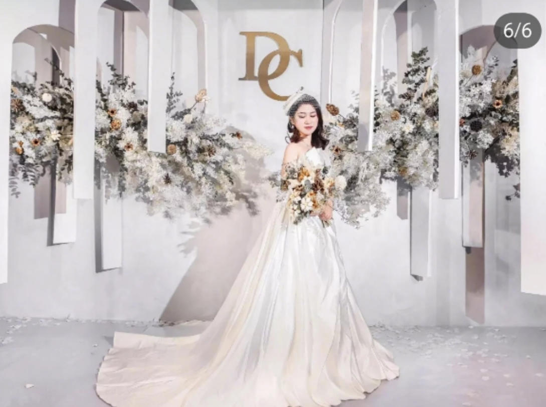 超火泰式拱门纯净白色婚礼