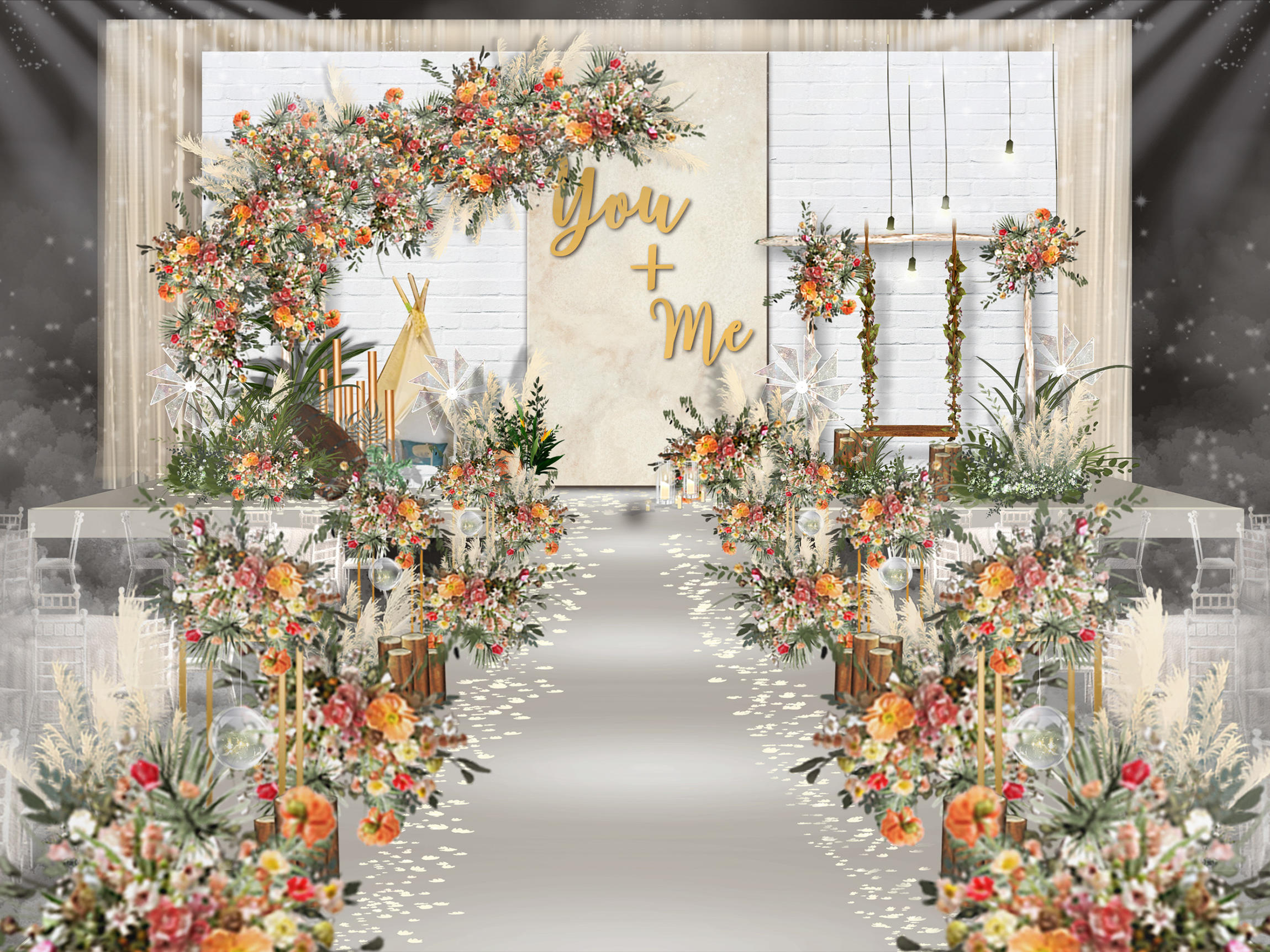 【麦瑞蜜婚礼工作室】森系暖色小清新婚礼