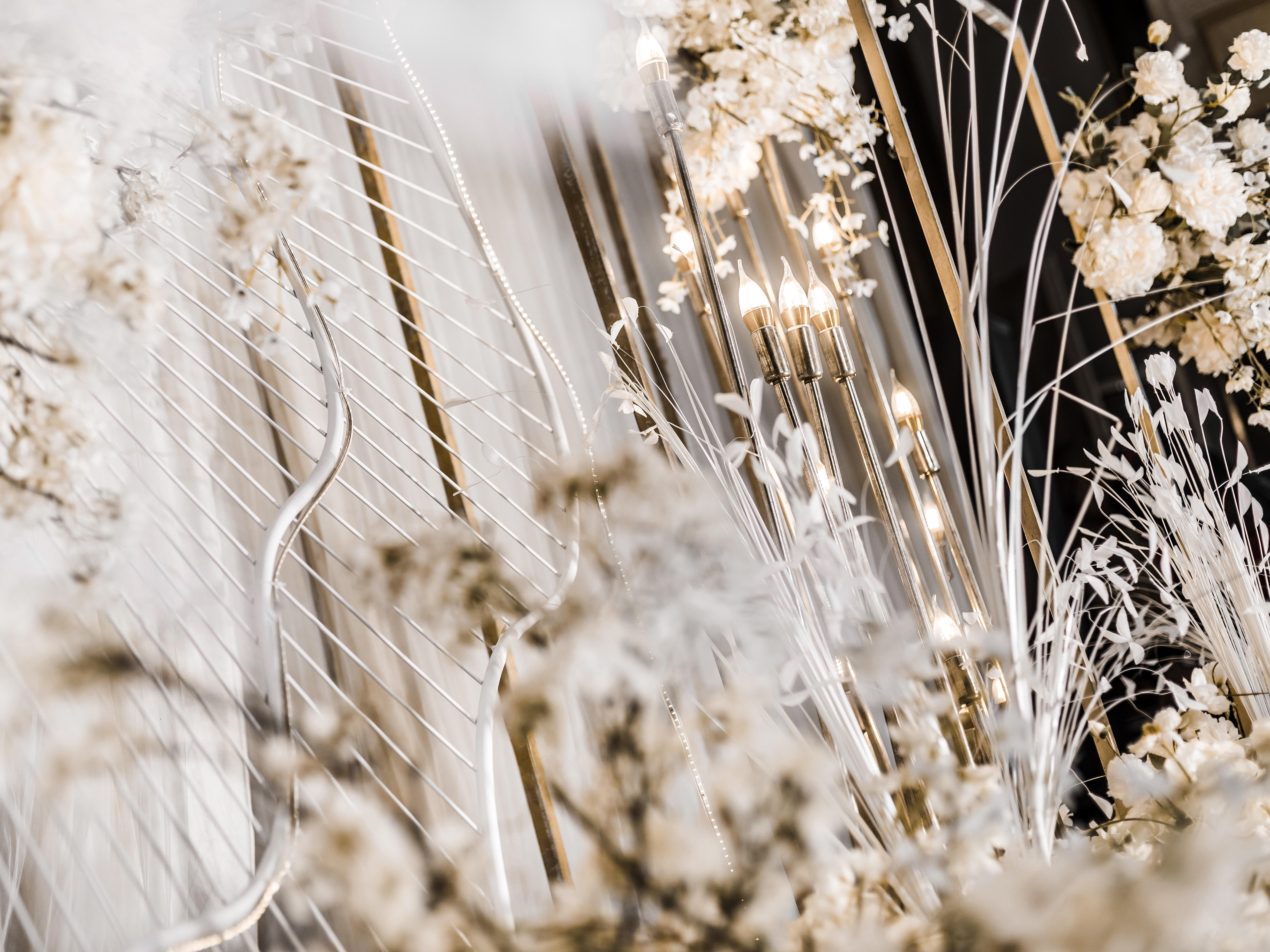 sweet喜铺婚礼-白金色简约婚礼