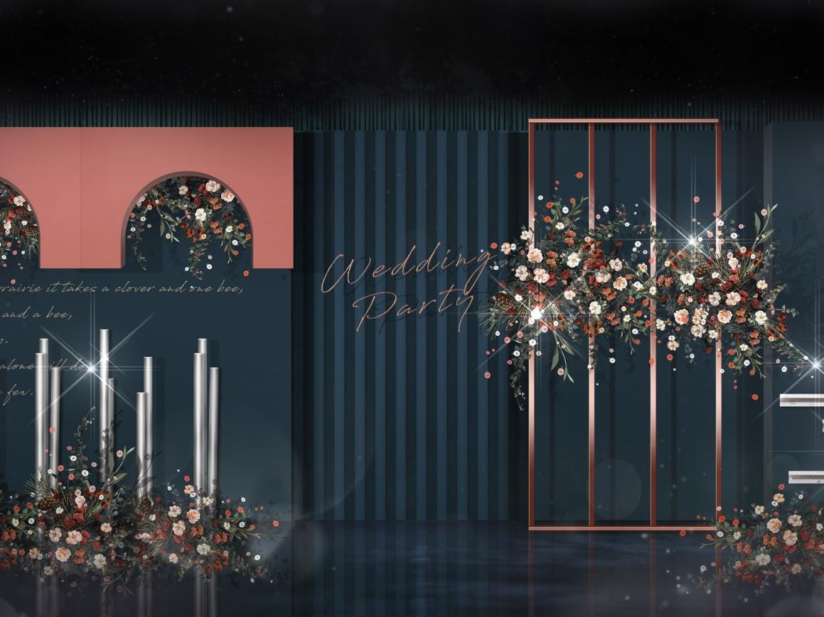 【美慕MEMO婚礼】小众撞色简约婚礼