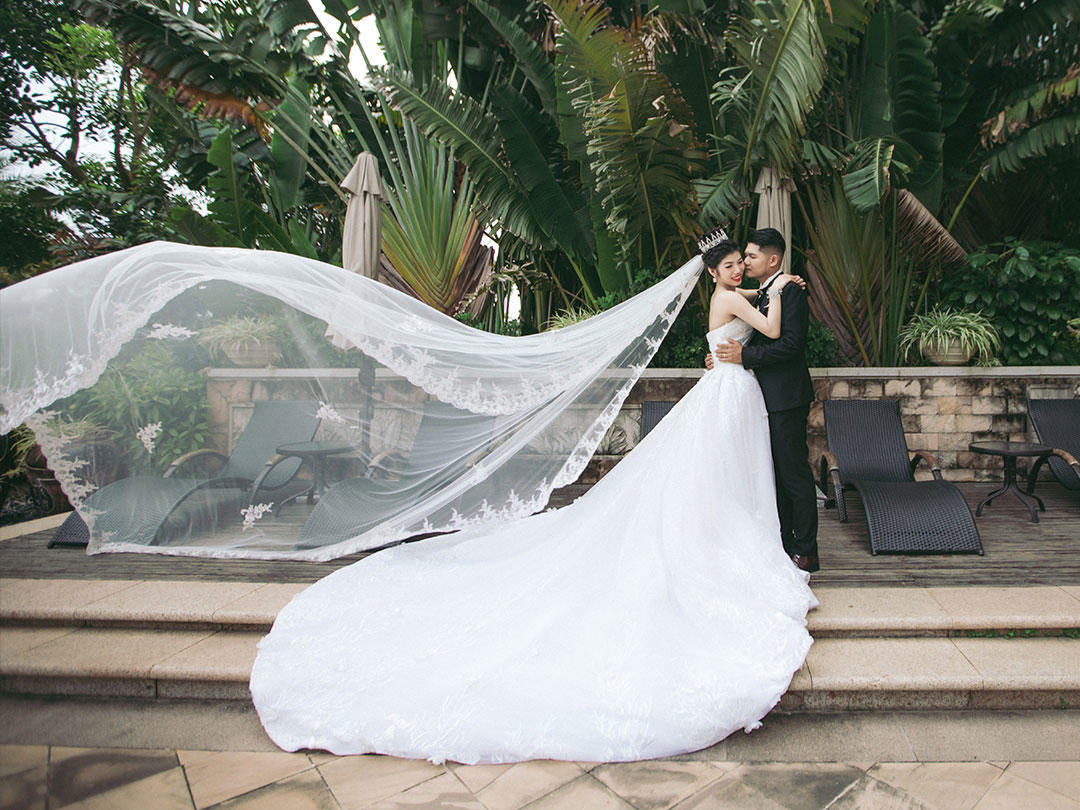 【超值全套】中式+仪式主纱+敬酒服+伴娘服