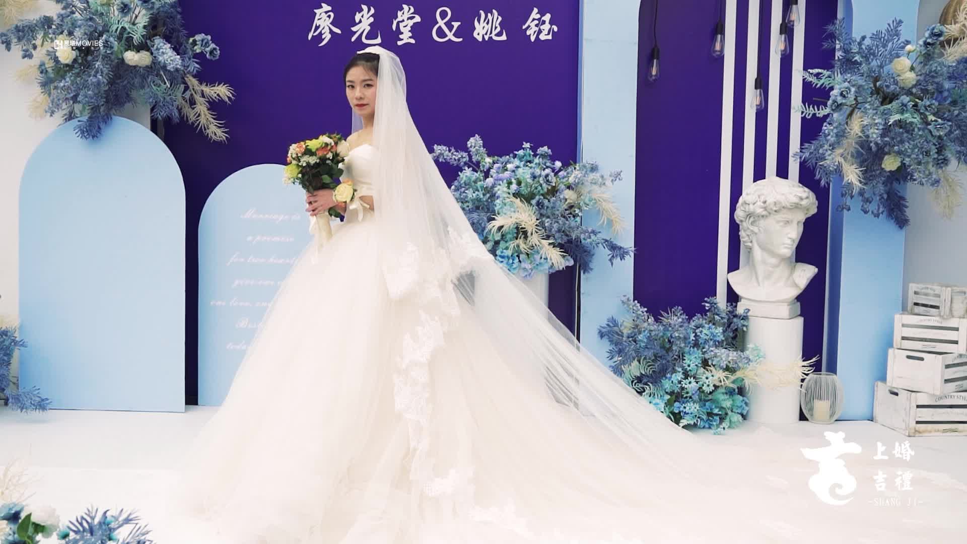 你太珍贵，值得世间所有美好作陪，遵义户外蓝色婚礼