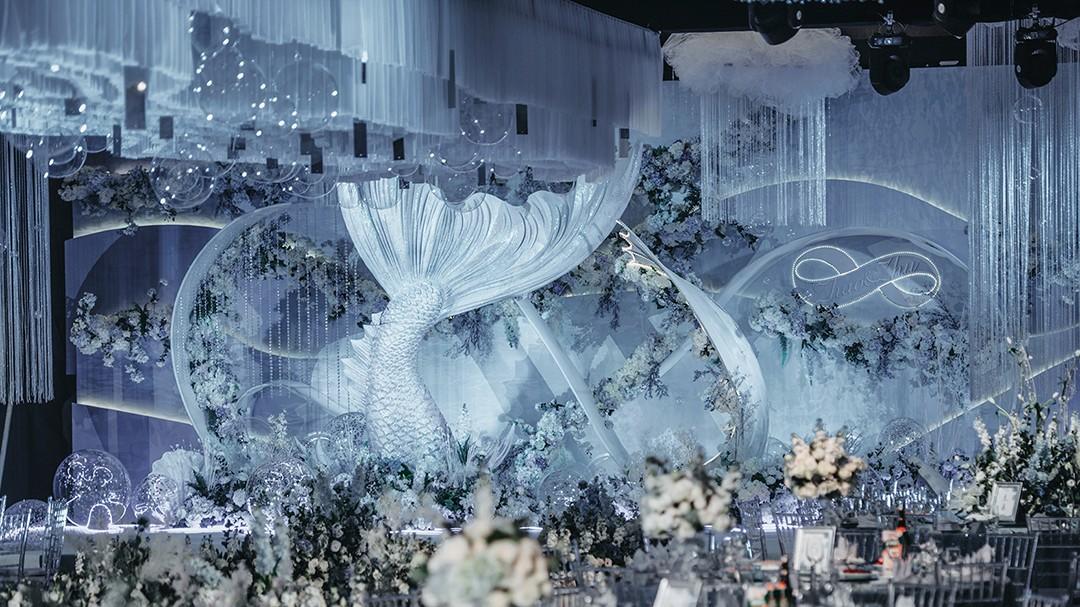 美轮美奂 梦幻海洋主题婚礼