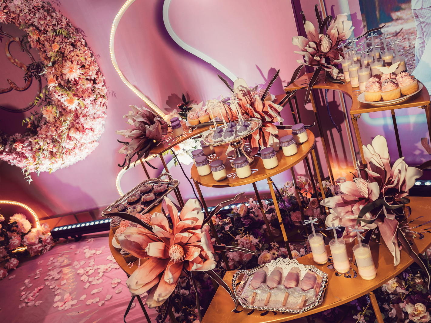 爱尚你婚礼粉色清新主题，30-40人小型婚礼之选