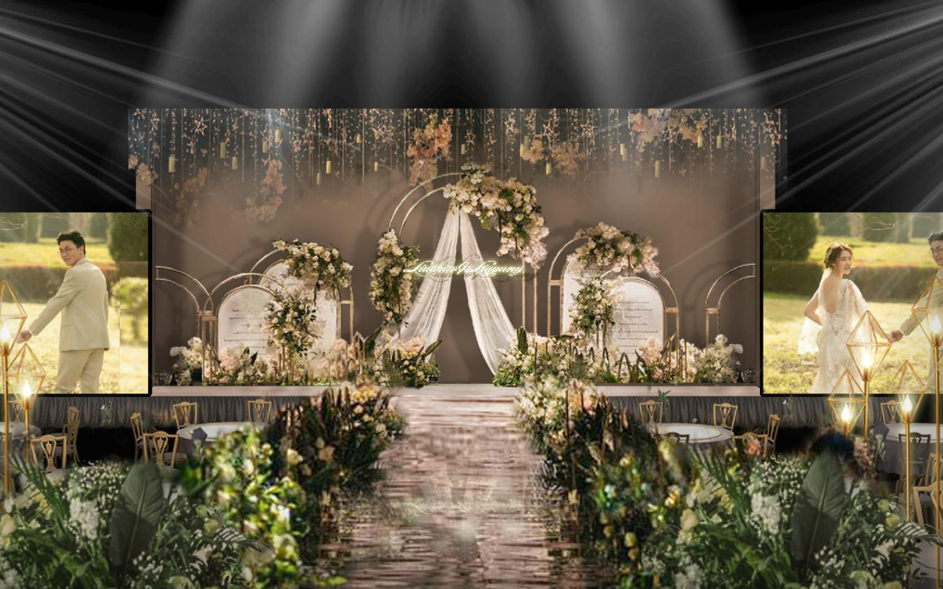 雨生高端婚礼私人定制婚礼现场