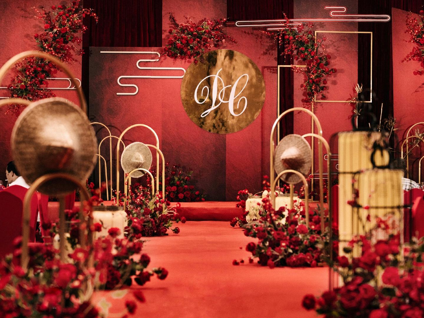 【麦芮婚礼】红色简约婚礼