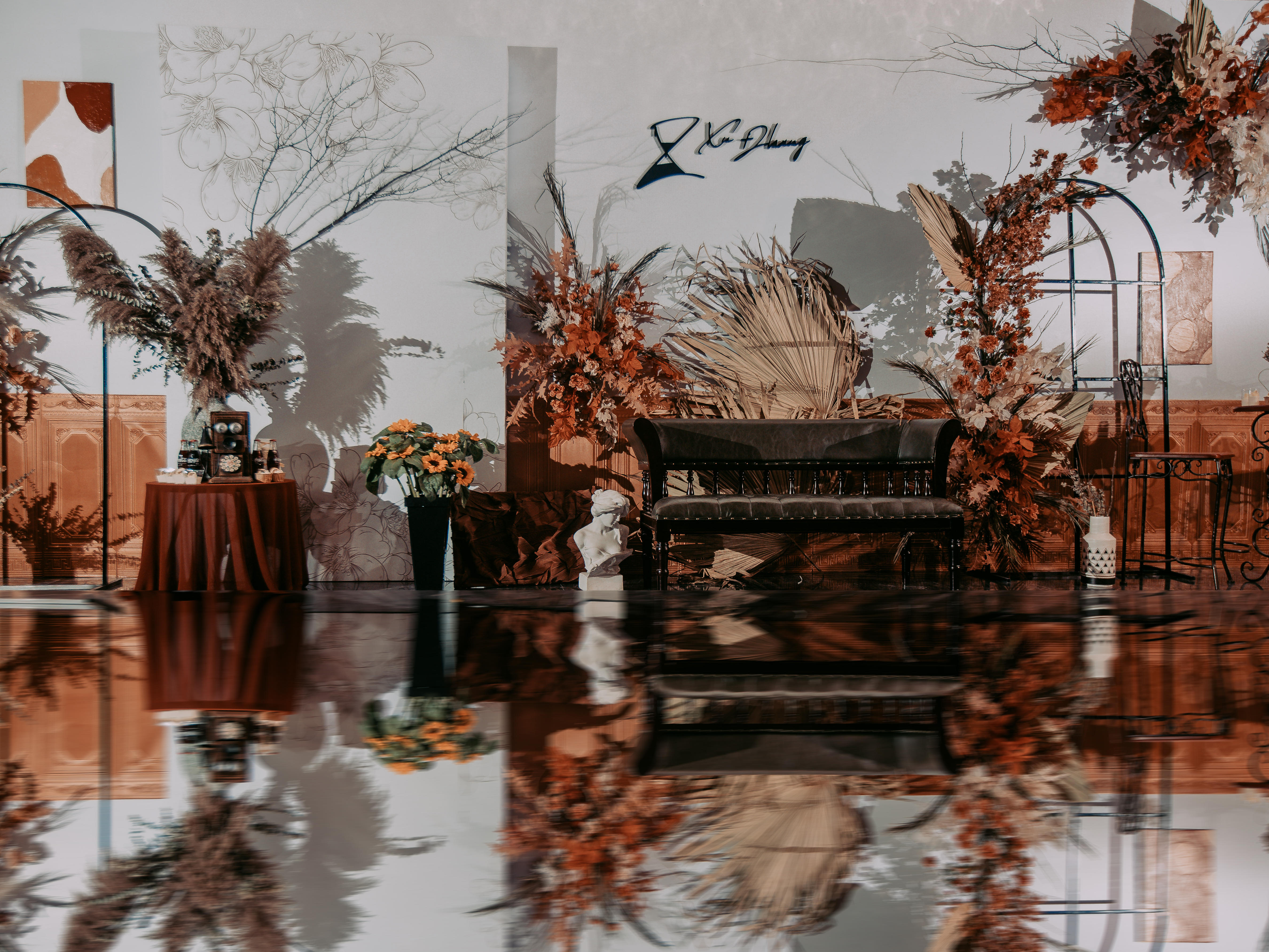 【MIAMOR】Ins風(fēng)簡約復(fù)古焦糖色小眾婚禮