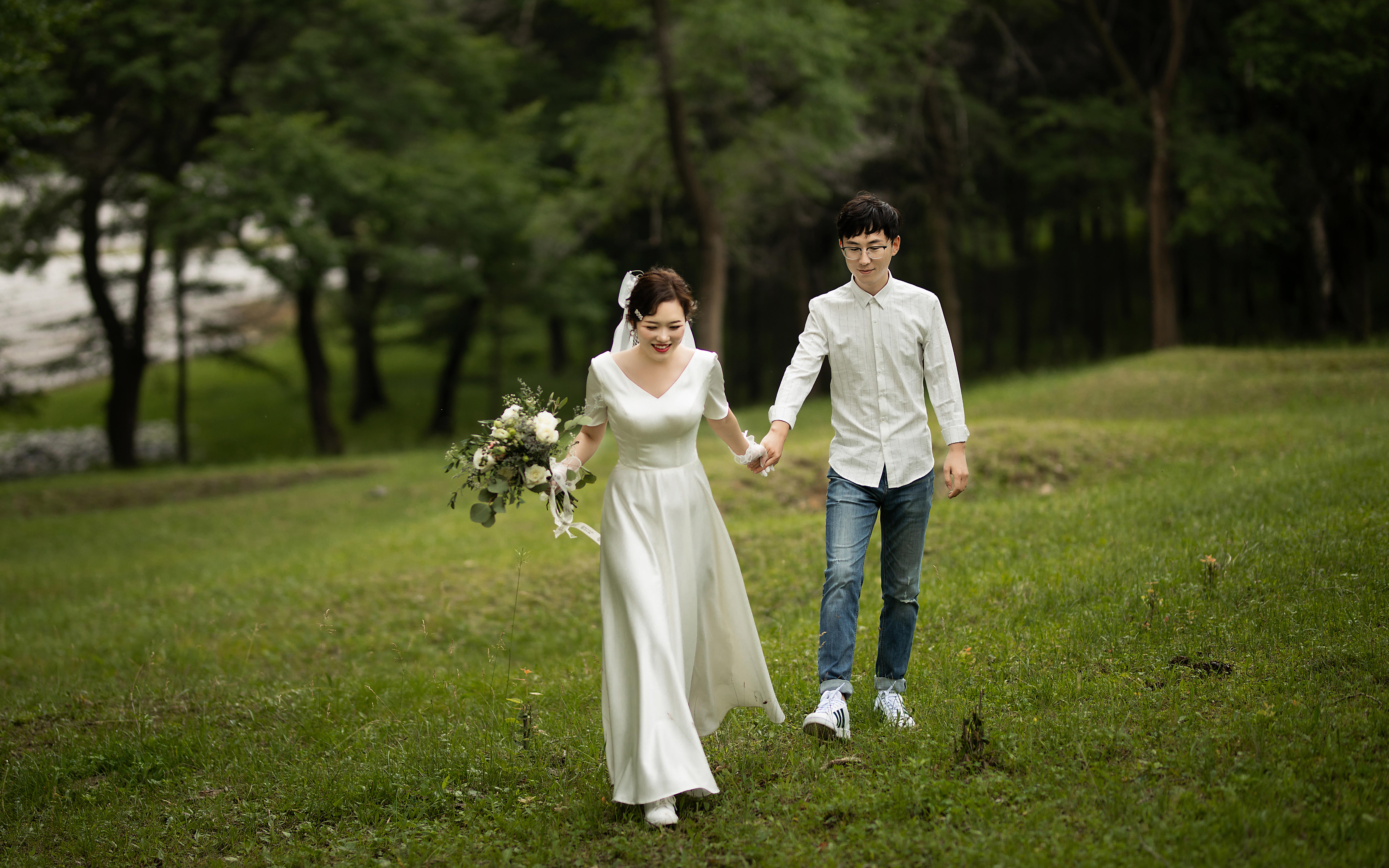 王先生&孙女士美林谷唯美森系＋草原