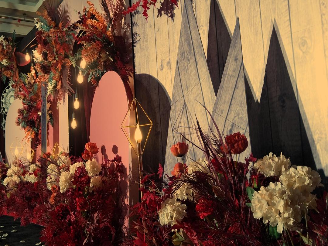 【红双喜婚礼】颐和酒店红色复古效果满分