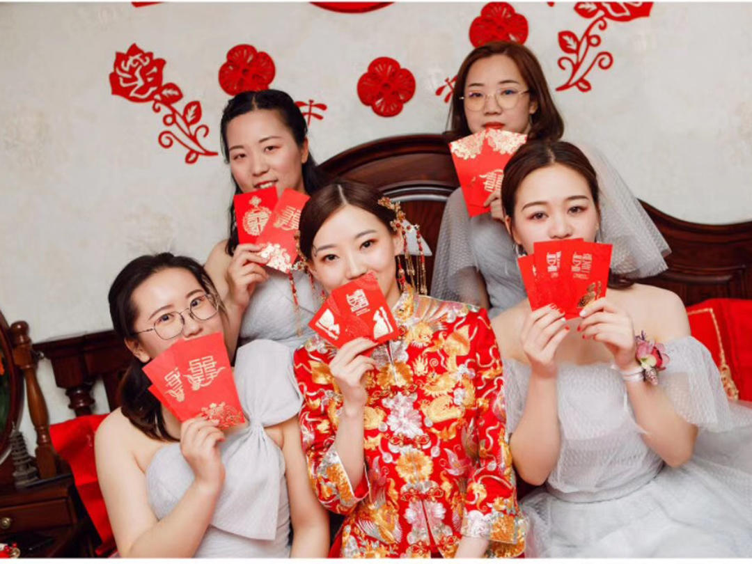 【明星高订】金丝银线手工秀禾+婚纱+敬酒服