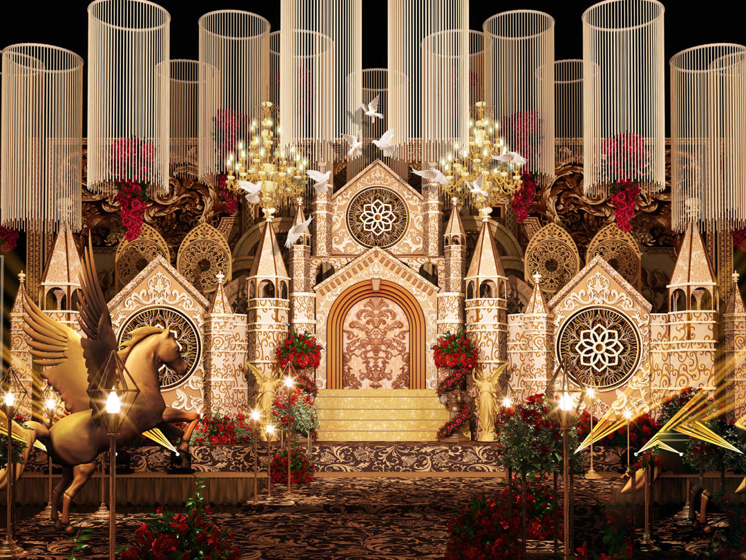 品质豪华套系：城堡主题(纯布置)