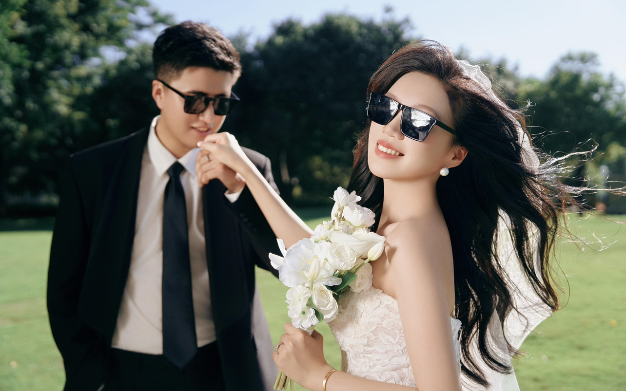 草坪系列客片欣賞！石家莊婚紗照推薦商家