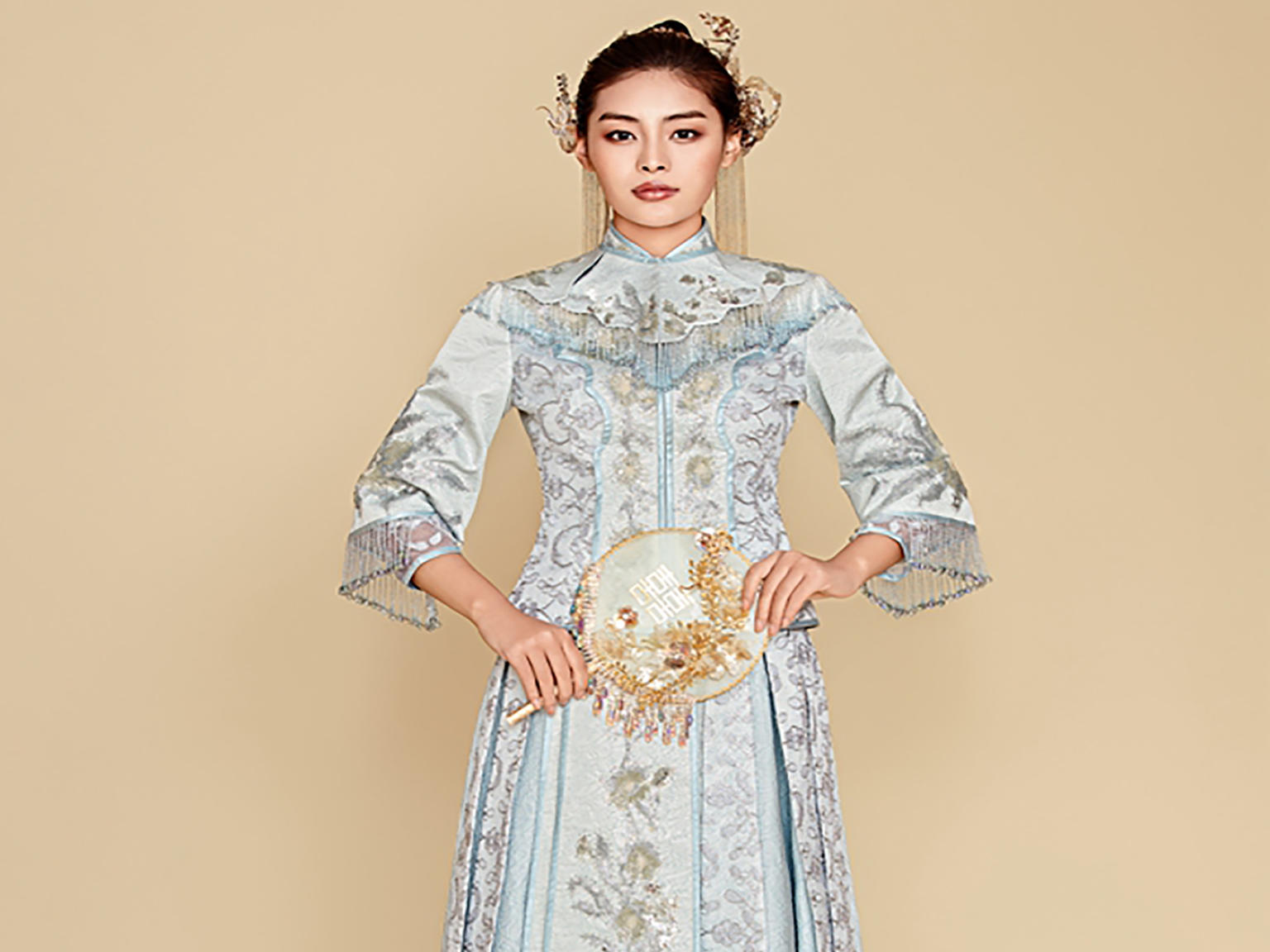 【豆苗原创设计】爱的婚纱新款原创3+2套餐