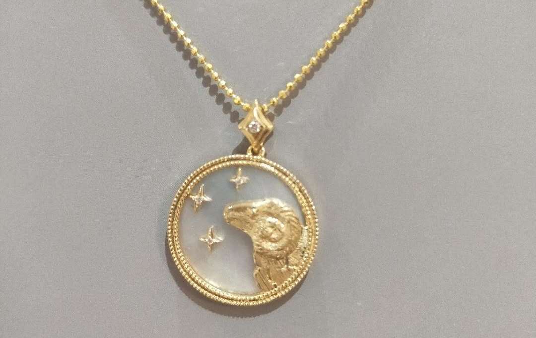 GLAREONE  18k金母贝项链