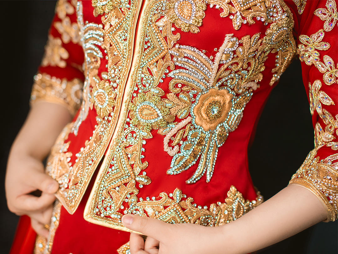 【豆苗原创 新款到店 】胖姑娘有福款婚纱礼服