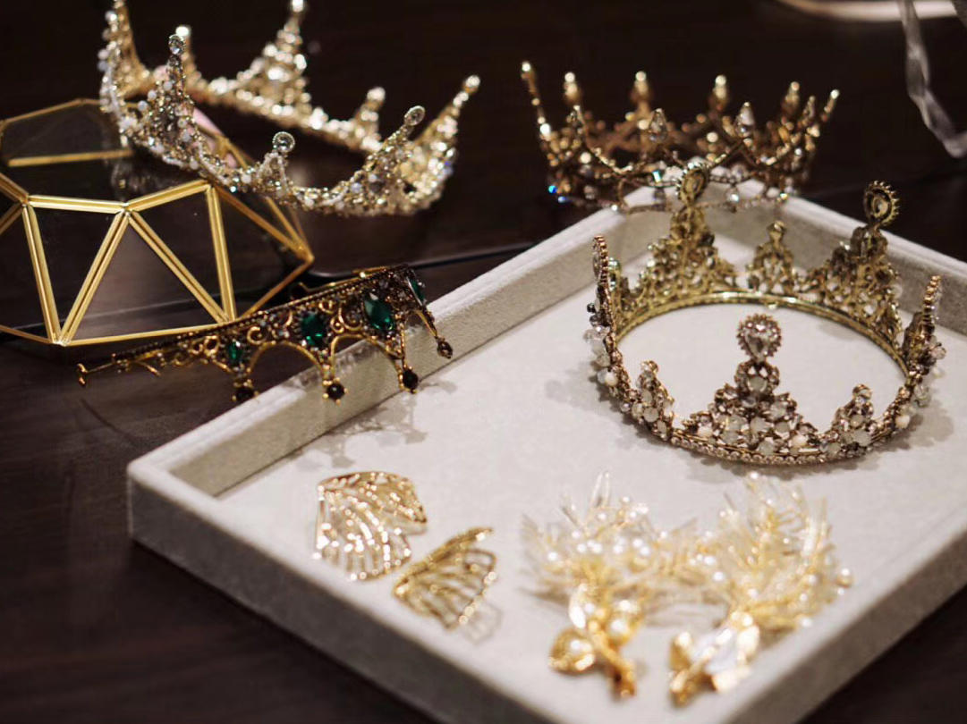 【玛莎婚纱礼服】轻奢梦幻全手工女神款主纱套餐