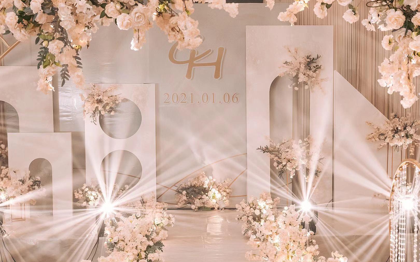 小预算 | 香槟+粉 高品质婚礼案例