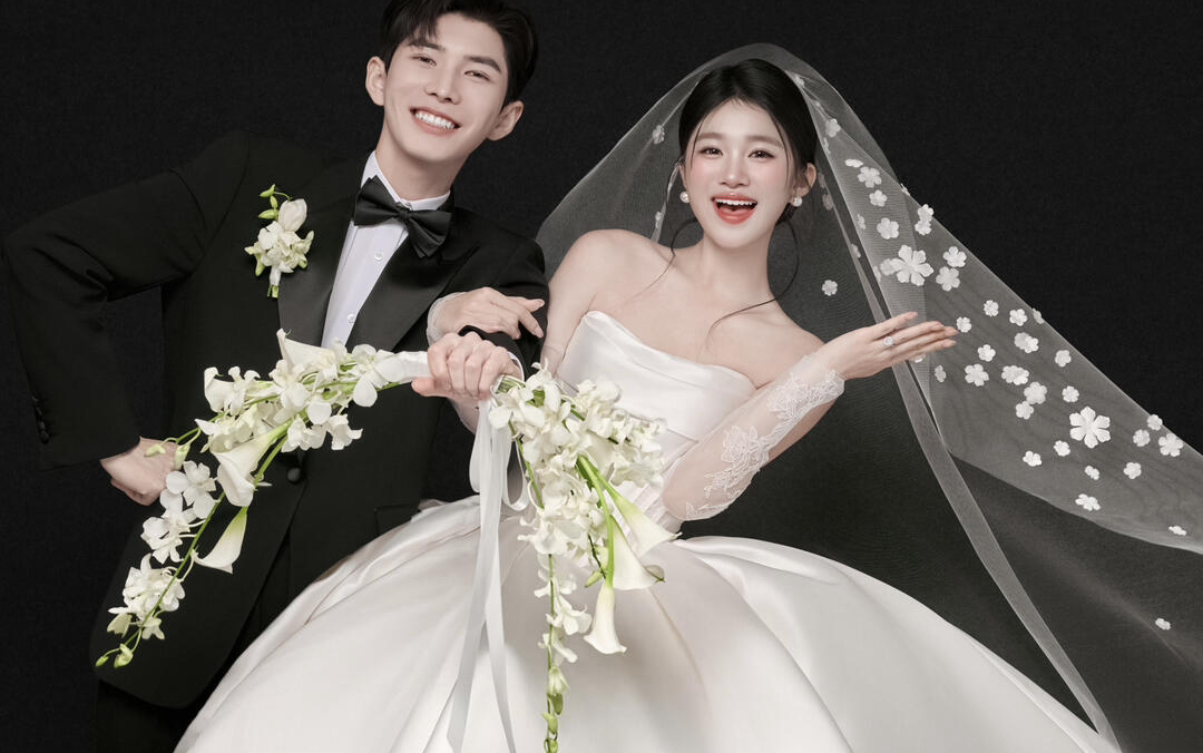 少女感十足 氛围婚纱照