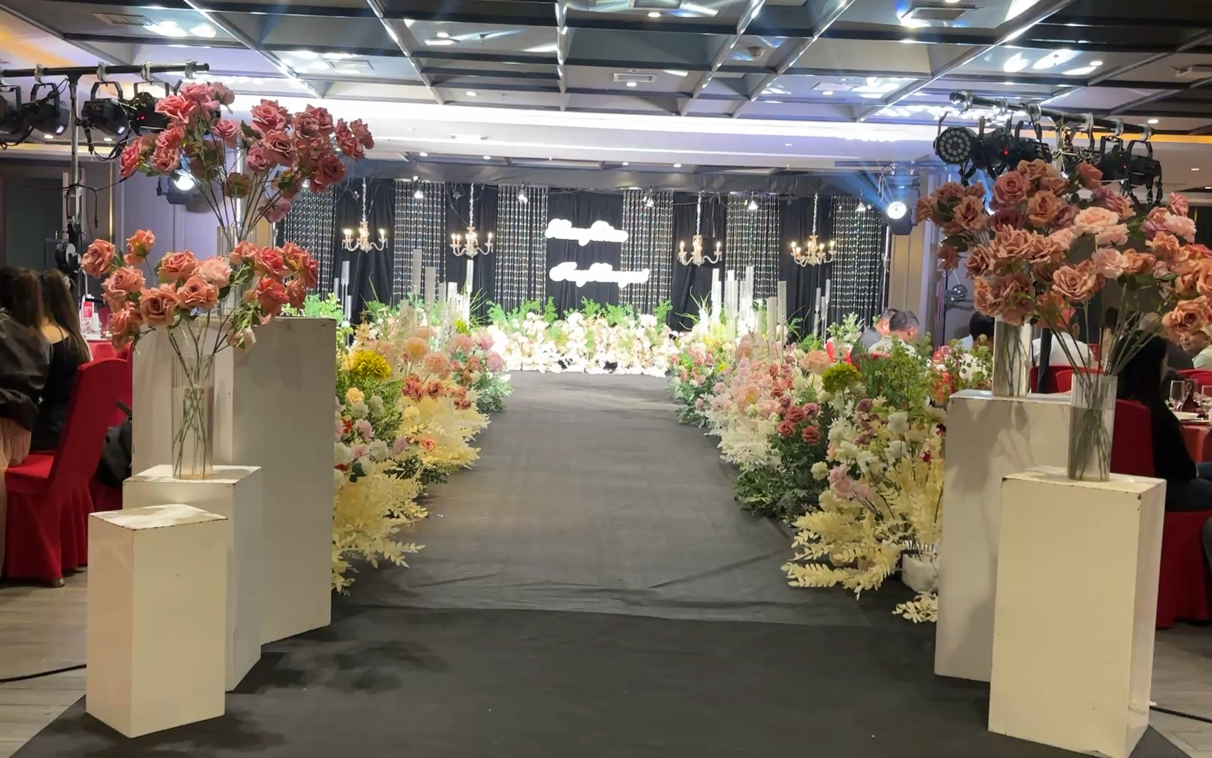 低层高酒店水晶现场