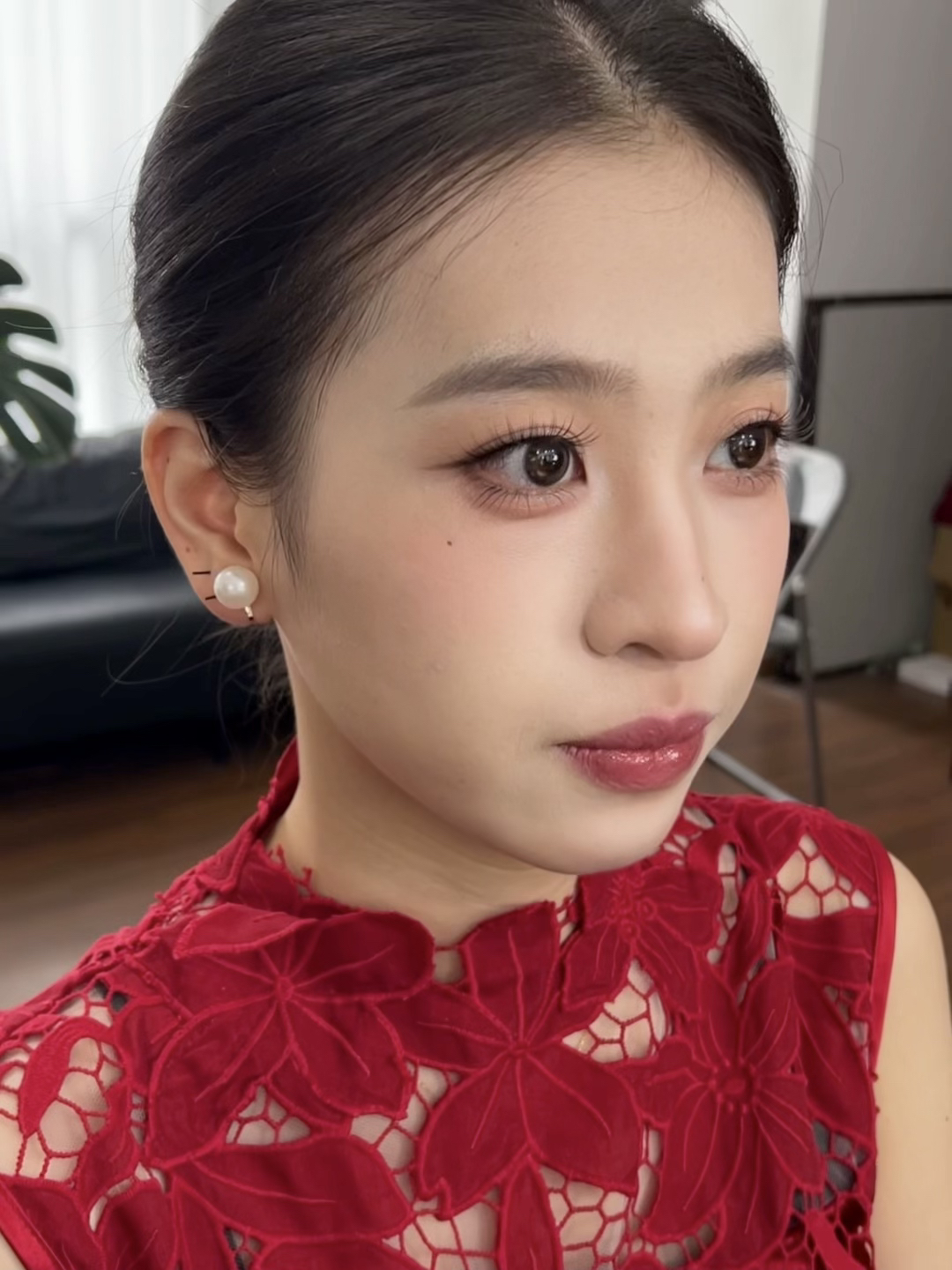 干干净净的妆面