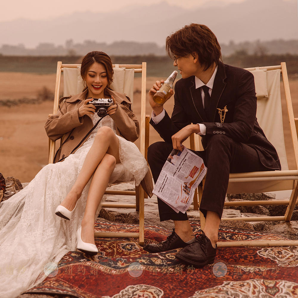 纪实日系外景婚纱照/婚纱摄影