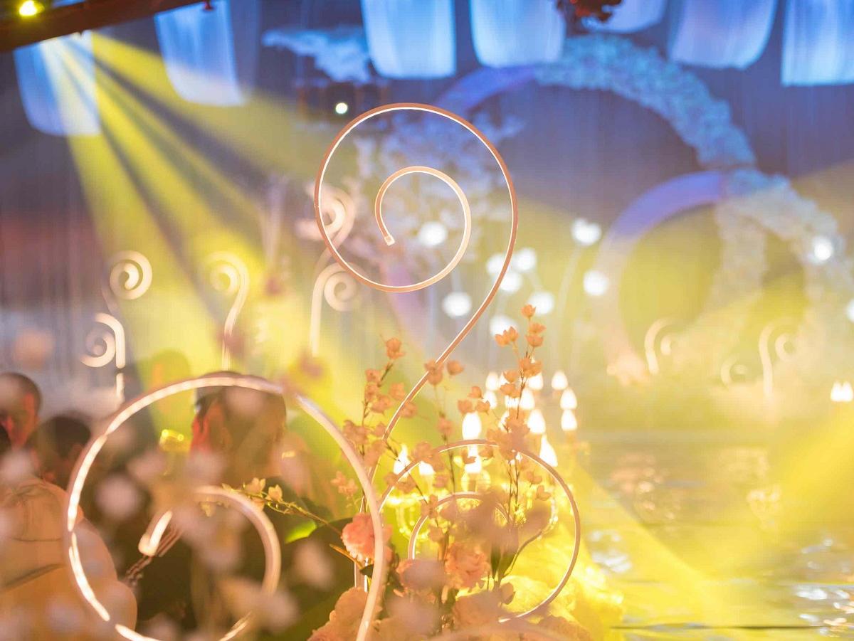 喜派婚礼简约清新大气豪华3d全息网红套餐