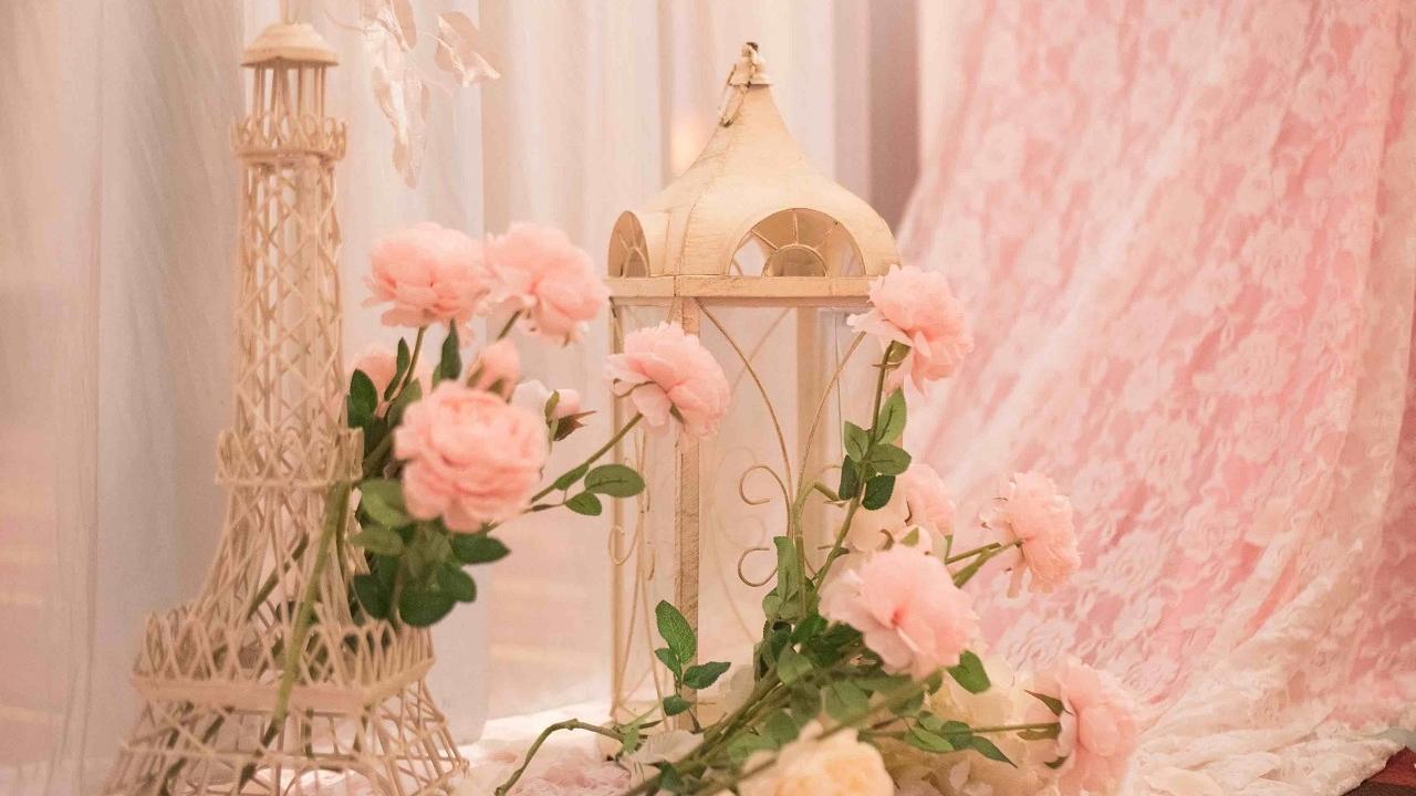 喜派婚礼简约清新大气豪华3d全息网红套餐