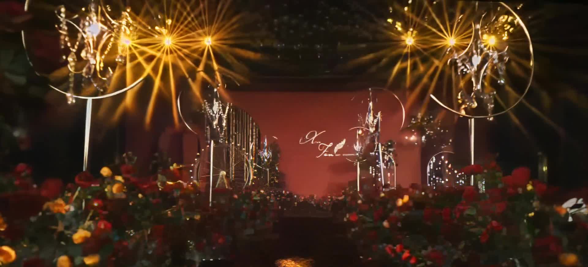 大红纯色系婚礼  简约大气细节饱满