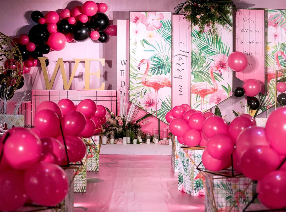 2019下半年火爆··粉色ins风婚礼