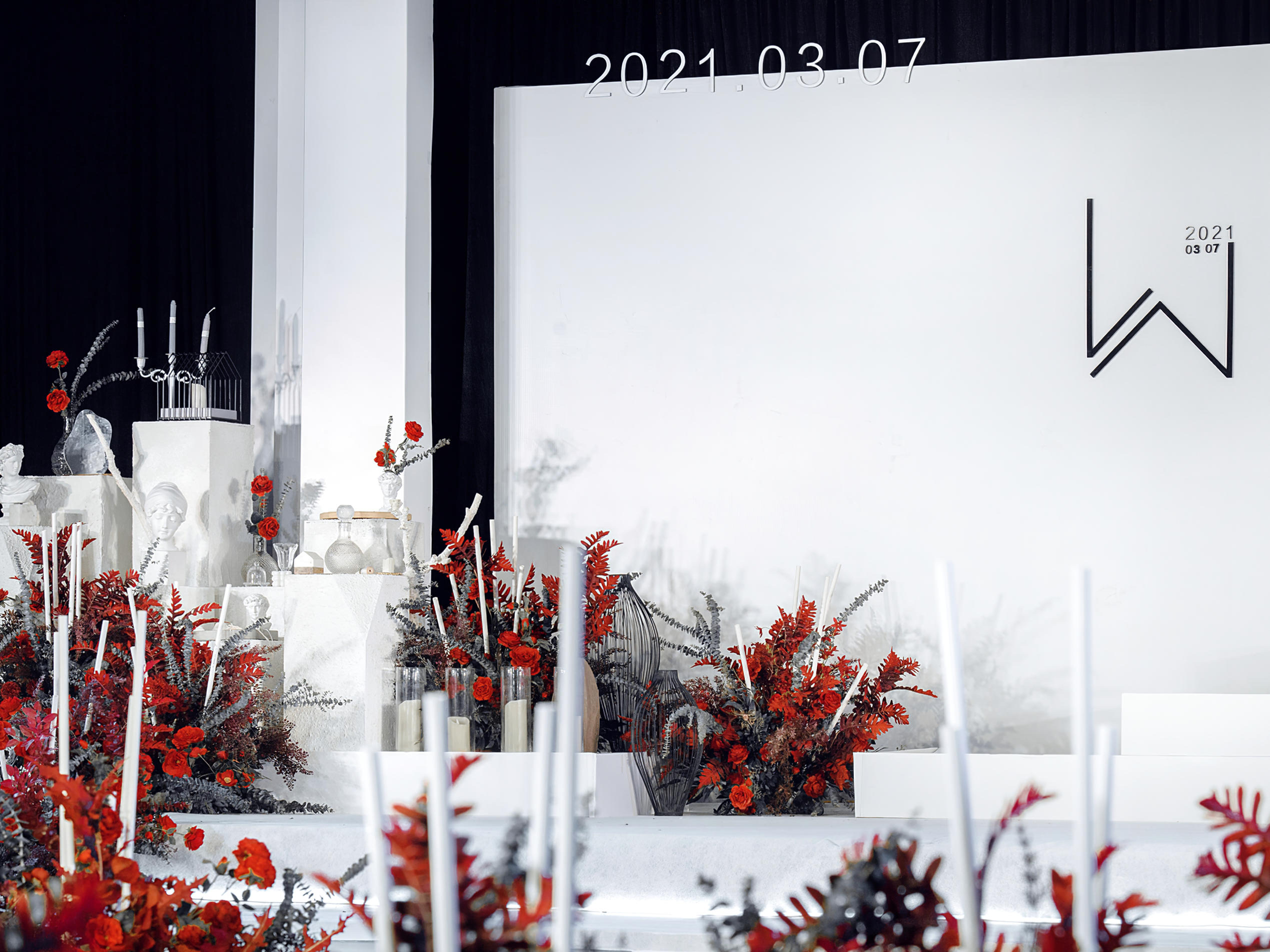 【屿霖婚策】红白色系轻奢风