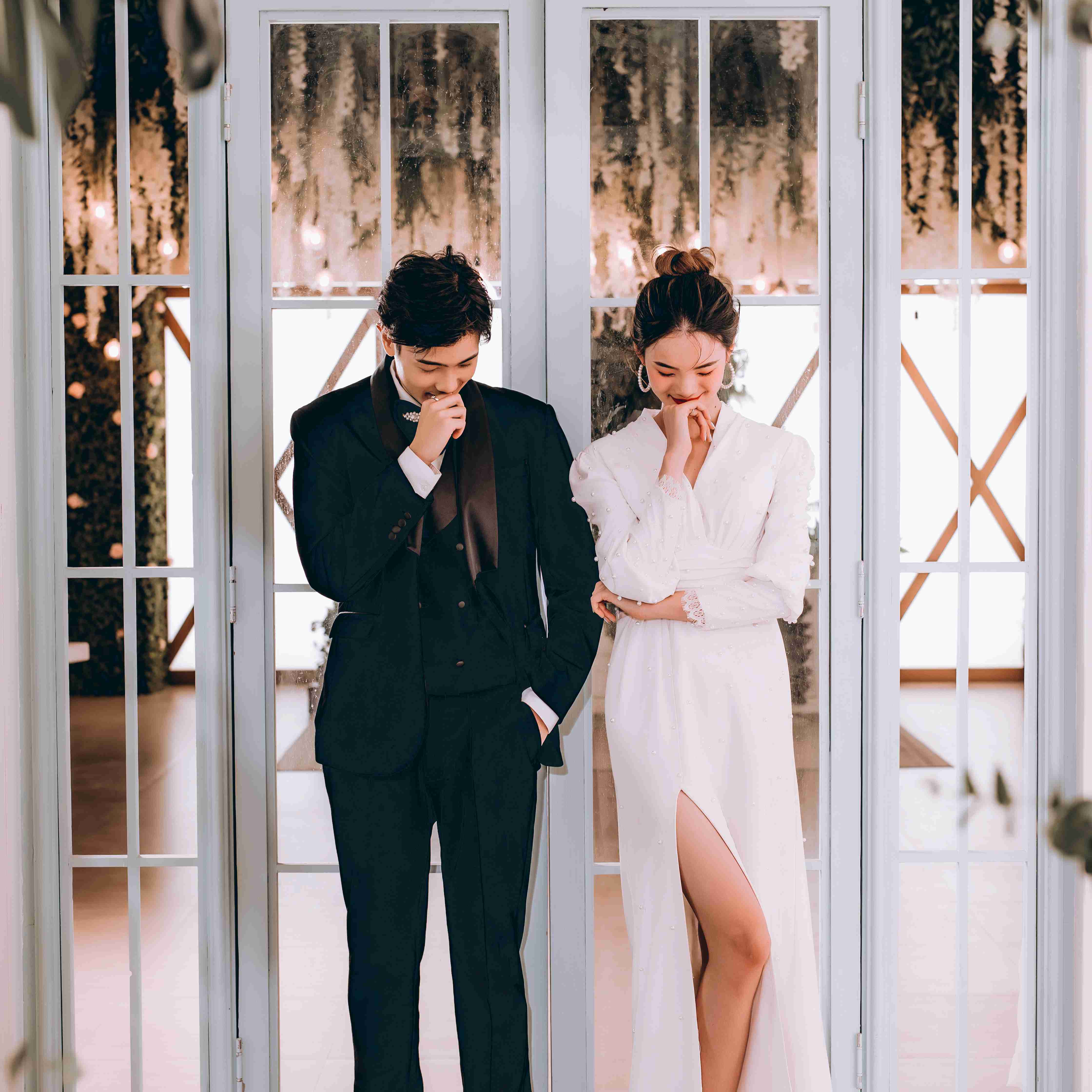 家居风韩式婚纱照#自然风婚纱照