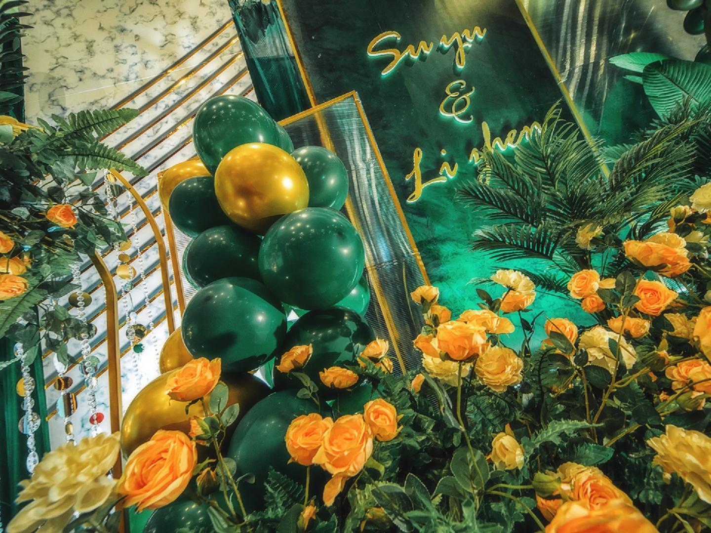 【千寻婚礼】墨绿奢华 匠心制作 四大金刚