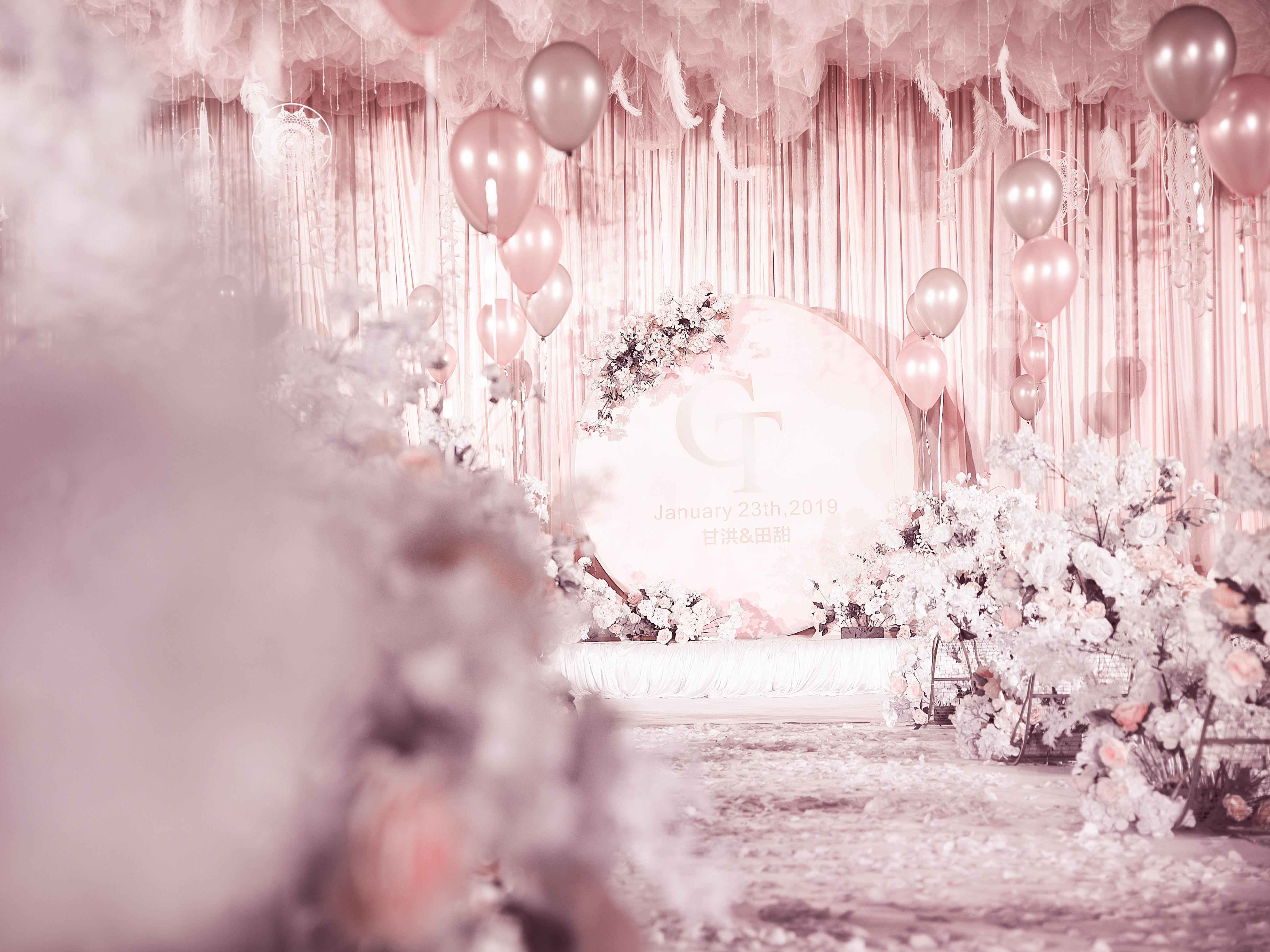 梦幻少女粉《甜甜的》丨初心婚礼定制