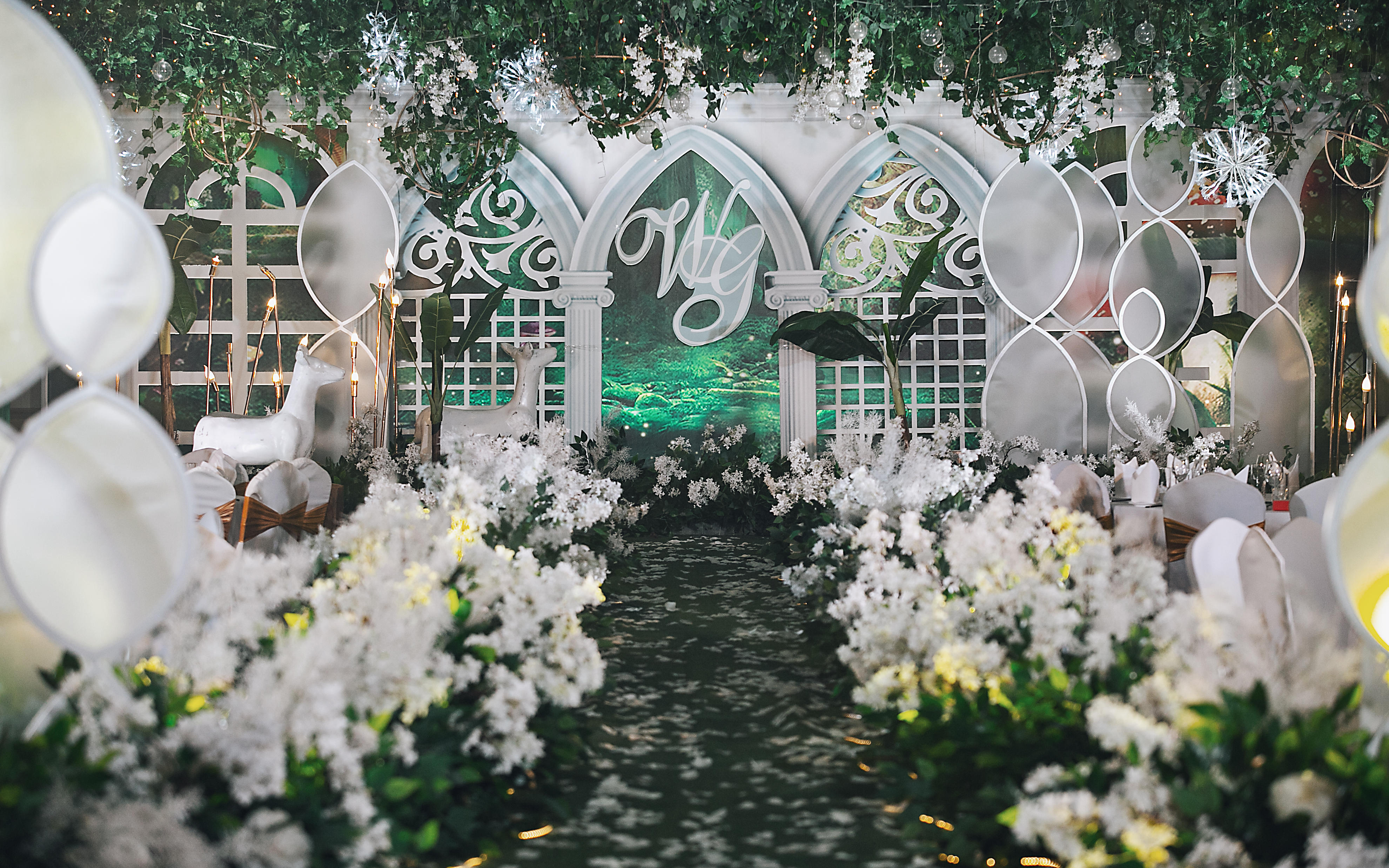 【光年婚礼】欧式白绿婚礼定制