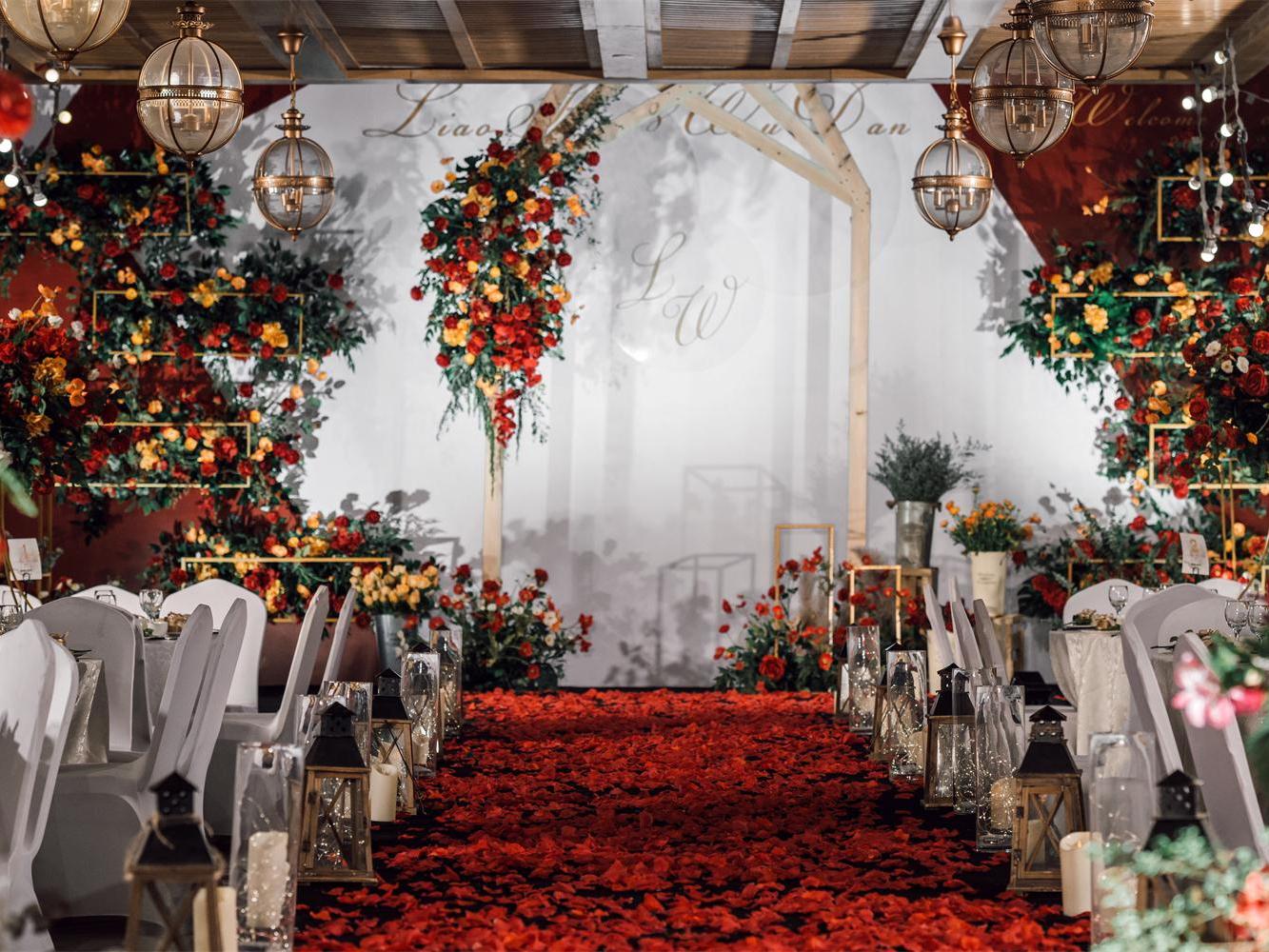 FEEL斐尔婚礼——红棕色简洁婚礼