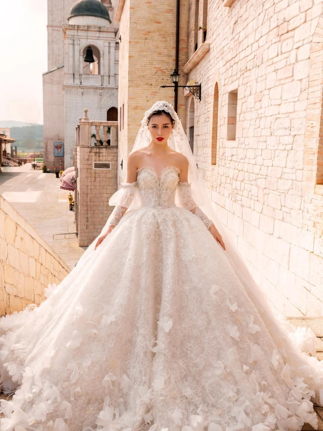 【安娜淑】韩式梦幻公主地蓬纱