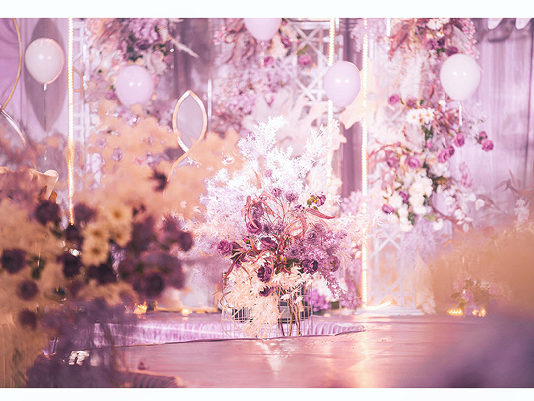 【石家庄Sunny喜铺】梦境花园/紫色系花艺设计
