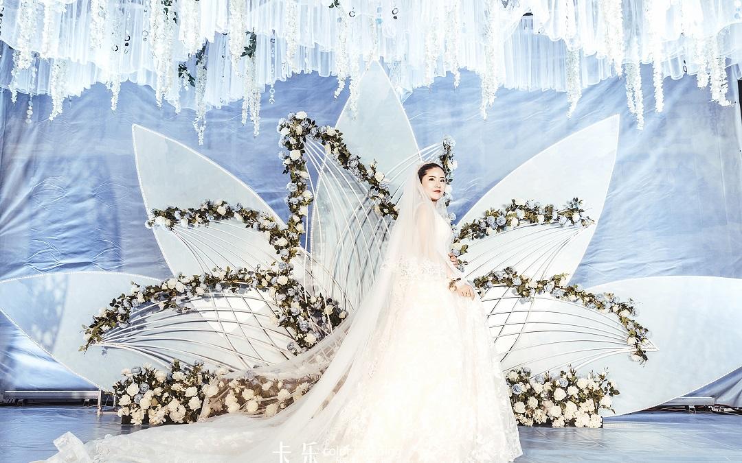 【卡乐婚礼】——浅蓝唯美婚礼