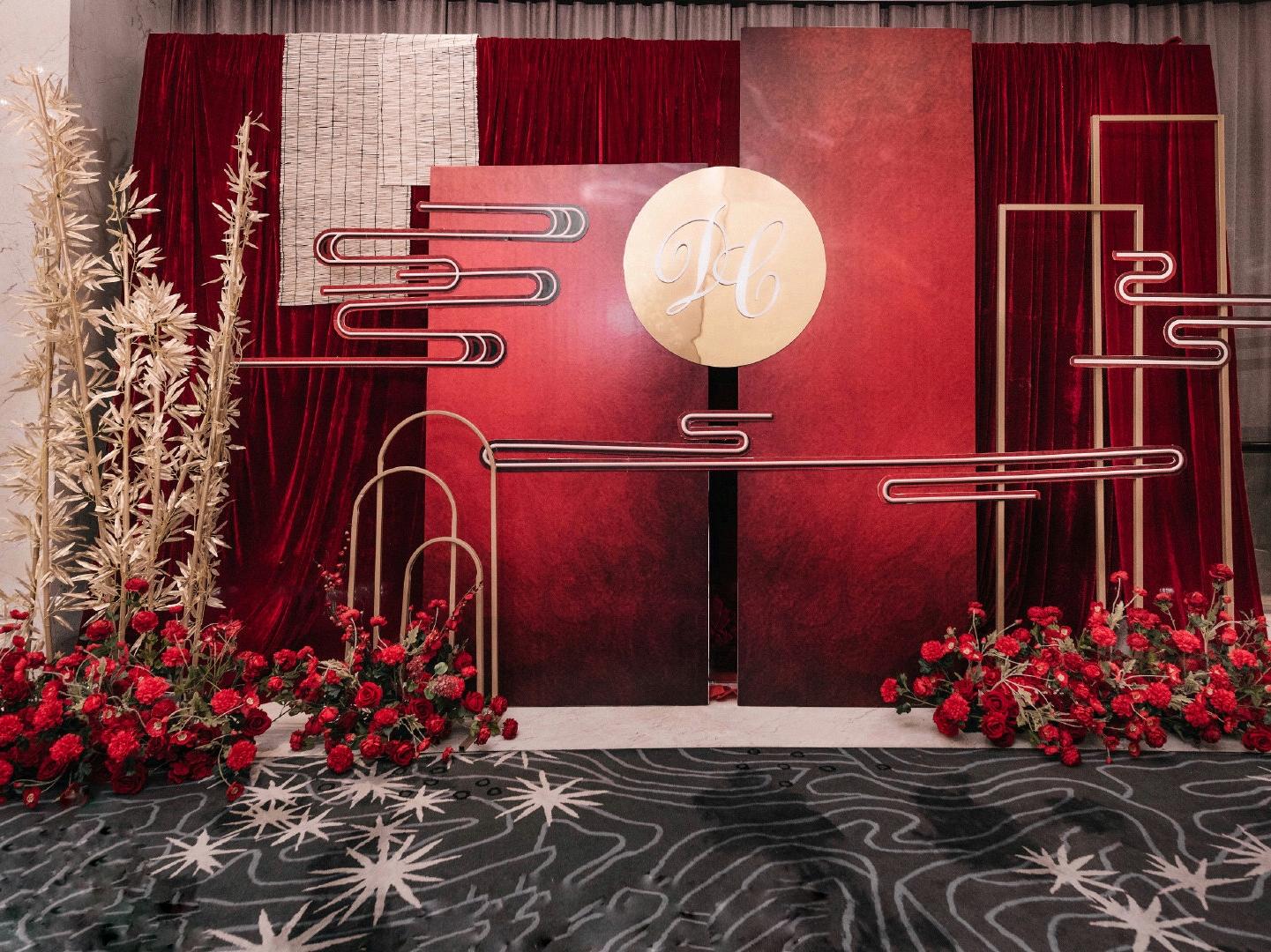 【麦芮婚礼】红色简约婚礼