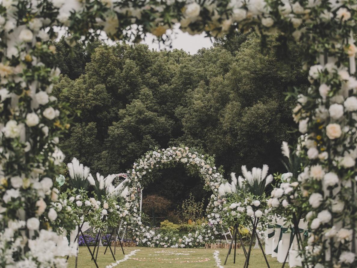 铜陵金满庭婚礼 草坪清晰