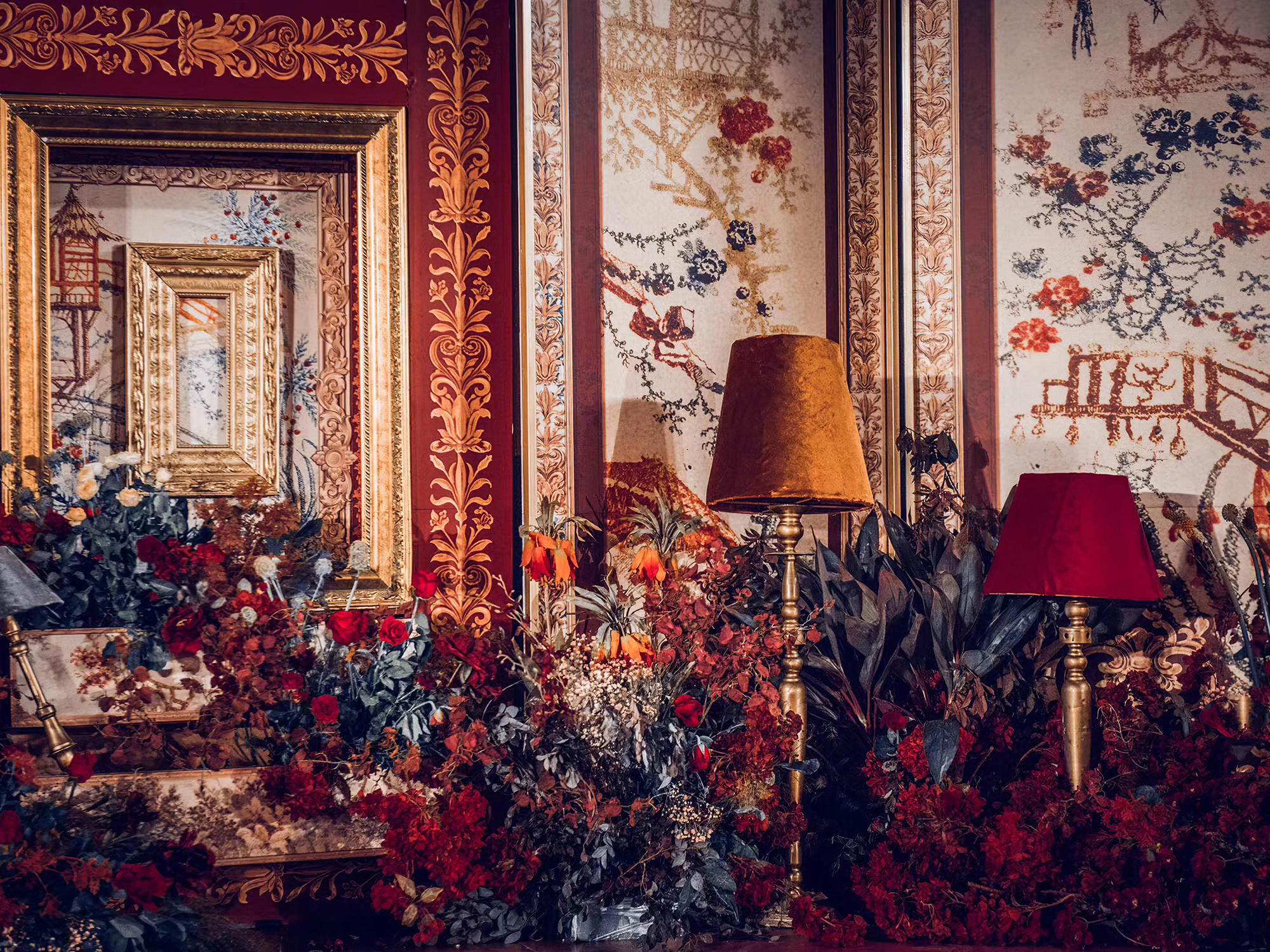 红金古典花纹|复古个性婚礼